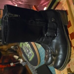 Clarks Leather / Suede Moto Boots